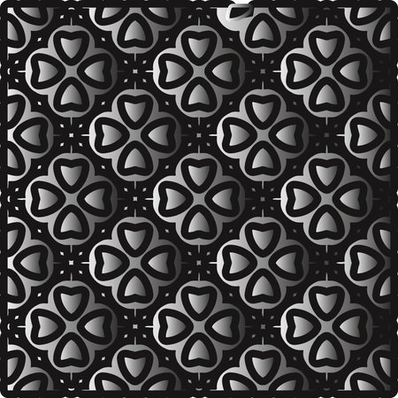 Metal pattern. Abstract metallic background. Wallpaper with repeat pattern.のイラスト素材