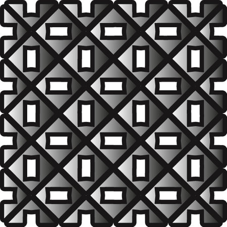 Metal pattern. Abstract metallic background. Wallpaper with repeat pattern.のイラスト素材