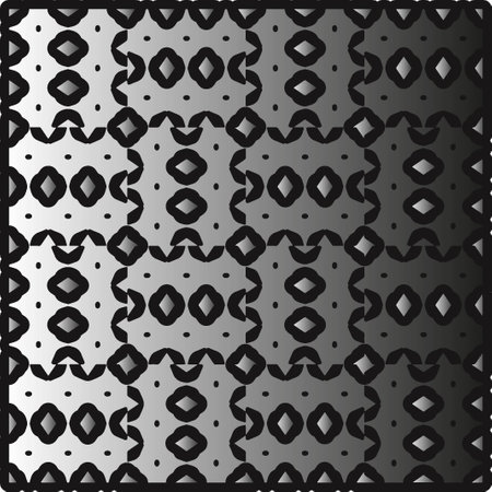 Metal pattern. Abstract metallic background. Wallpaper with repeat pattern.のイラスト素材