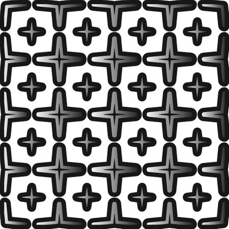 Pattern on metal. Abstract metallic background. Wallpaper with repeat pattern.のイラスト素材