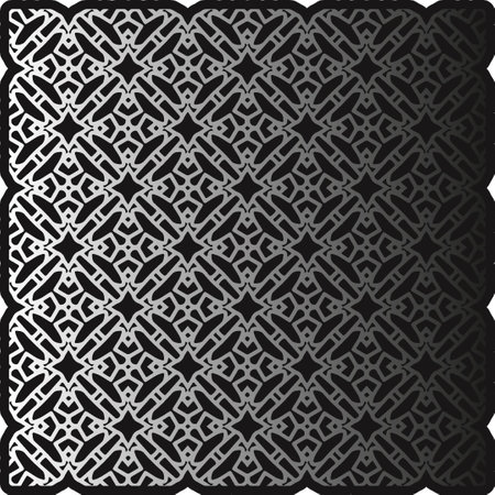 Pattern on metal. Abstract metallic background. Wallpaper with repeat pattern.のイラスト素材