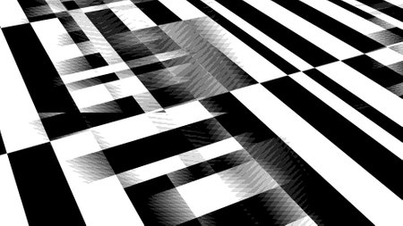 Black and white pattern.Abstract wallpaper 4k.Background pattern for video.の写真素材