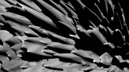 Black and white stripes. Abstract wallpaper 4k. 3840x2160 px. Background for video.の写真素材