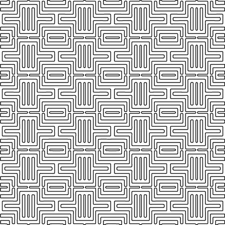 Linear pattern. Digital design.Black and white pattern for web page, textures, card, poster, fabric, textile. Linear Wallpaper Image. Repeating ornament.のイラスト素材