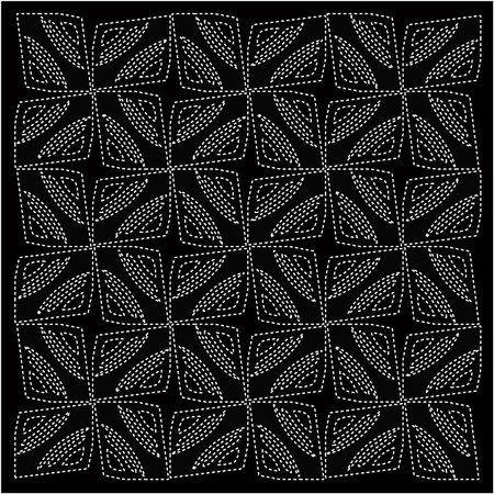 Abstract texture for fabric print, card, table cloth, furniture, banner, cover, invitation, decoration, wrapping.Repeating pattern. Black and white color.Carpet pattern texture.のイラスト素材