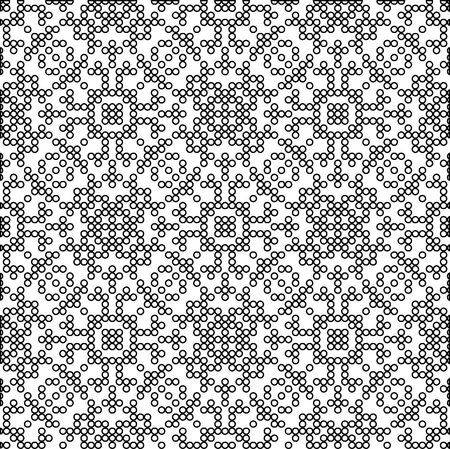 Linear pattern. Digital design.Black and white pattern for web page, textures, card, poster, fabric, textile. Linear Wallpaper Image.Repeating ornament.のイラスト素材