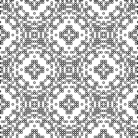 Linear pattern. Digital design.Black and white pattern for web page, textures, card, poster, fabric, textile. Linear Wallpaper Image.Repeating ornament.のイラスト素材