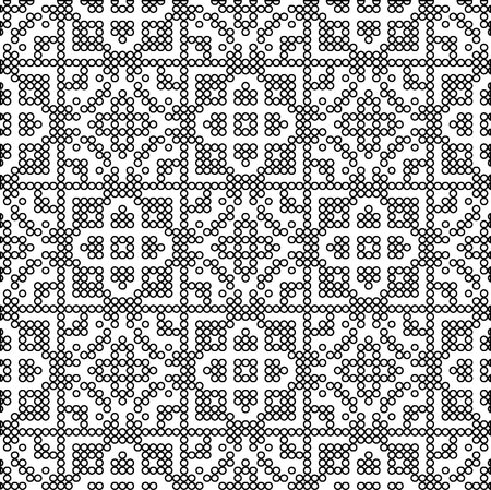 Linear pattern. Digital design.Black and white pattern for web page, textures, card, poster, fabric, textile. Linear Wallpaper Image.Repeating ornament.のイラスト素材