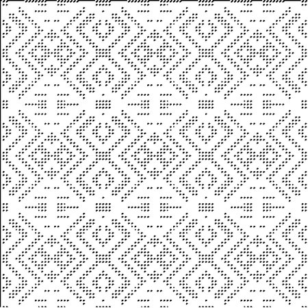 3d relief tiles.Vector pattern with symmetrical elements. Modern stylish abstract texture. Repeating...