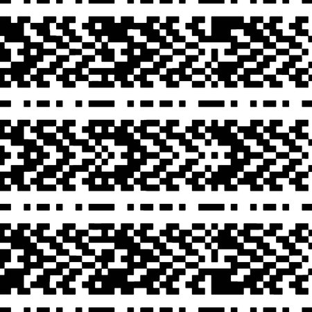 Abstract texture for fabric print, card, table cloth, furniture, banner, cover, invitation, decoration, wrapping.Seamless repeating pattern. Black and white color.Carpet pattern texture.のイラスト素材