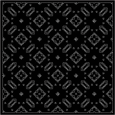 Repeat pattern. Abstract noise dotwork pattern. Sand grain effect. White dots grunge banner. Dotted background.のイラスト素材