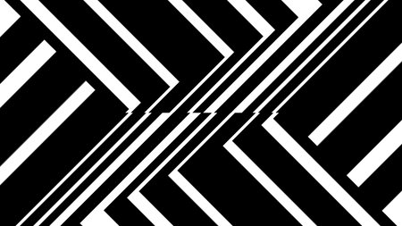 Abstract background with stripes.Black and white wallpaper. Line pattern design.Backdrop for video.の写真素材