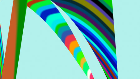 Background with colorful stripes. Abstract wallpaper 4k.Background pattern for video.の写真素材
