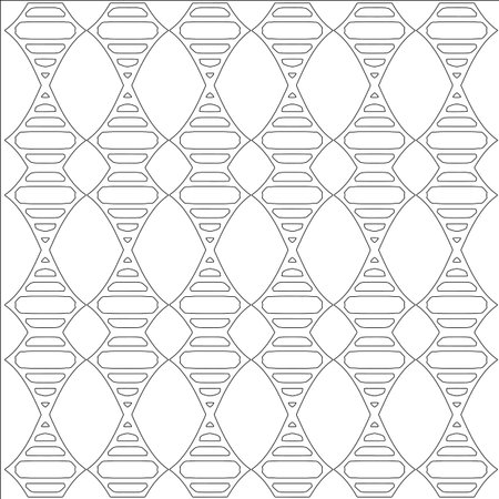 Linear pattern. Digital design.Black and white pattern for web page, textures, card, poster, fabric, textile. Linear Wallpaper Image. Repeating ornament.のイラスト素材