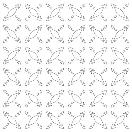 Linear pattern. Digital design.Black and white pattern for web page, textures, card, poster, fabric, textile. Linear Wallpaper Image. Repeating ornament.のイラスト素材