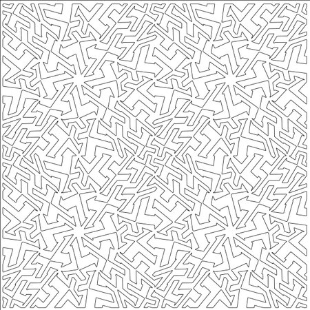 Linear pattern. Digital design.Black and white pattern for web page, textures, card, poster, fabric, textile. Linear Wallpaper Image. Repeating ornament.のイラスト素材