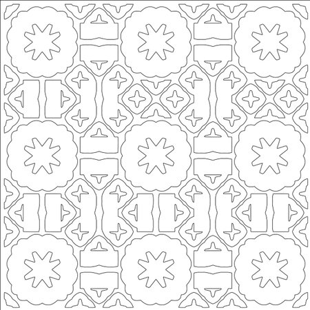 Linear pattern. Digital design.Black and white pattern for web page, textures, card, poster, fabric, textile. Linear Wallpaper Image. Repeating ornament.のイラスト素材