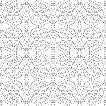 Line patterns. Digital design.Black and white pattern for web page, textures, card, poster, fabric, textile. Linear Wallpaper Image.のイラスト素材