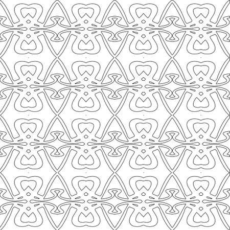 Line patterns. Digital design.Black and white pattern for web page, textures, card, poster, fabric, textile. Linear Wallpaper Image.のイラスト素材