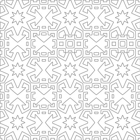 Line patterns. Digital design.Black and white pattern for web page, textures, card, poster, fabric, textile. Linear Wallpaper Image.のイラスト素材