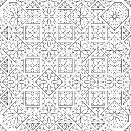 Line patterns. Digital design.Black and white pattern for web page, textures, card, poster, fabric, textile. Linear Wallpaper Image.のイラスト素材