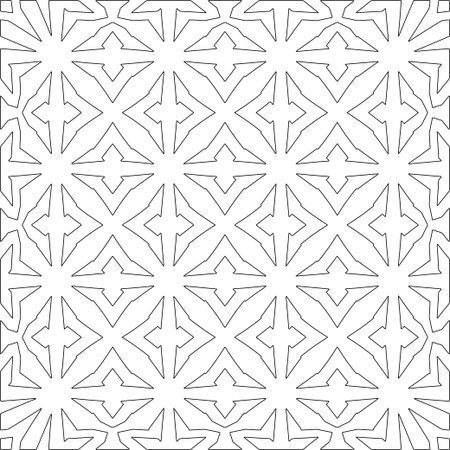 Line patterns. Digital design.Black and white pattern for web page, textures, card, poster, fabric, textile. Linear Wallpaper Image.のイラスト素材