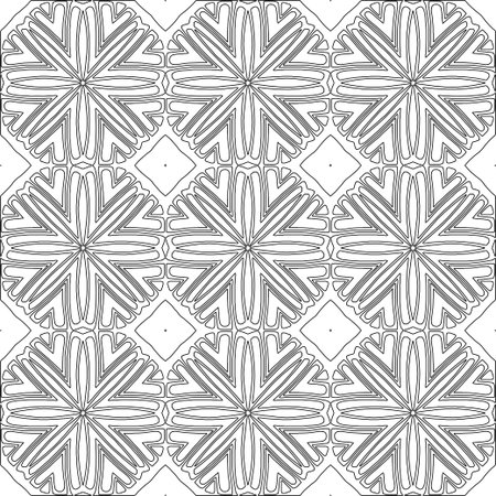 Line patterns. Digital design.Black and white pattern for web page, textures, card, poster, fabric, textile. Linear Wallpaper Image.のイラスト素材