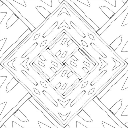 Line patterns. Digital design.Black and white pattern for web page, textures, card, poster, fabric, textile. Linear Wallpaper Image.のイラスト素材