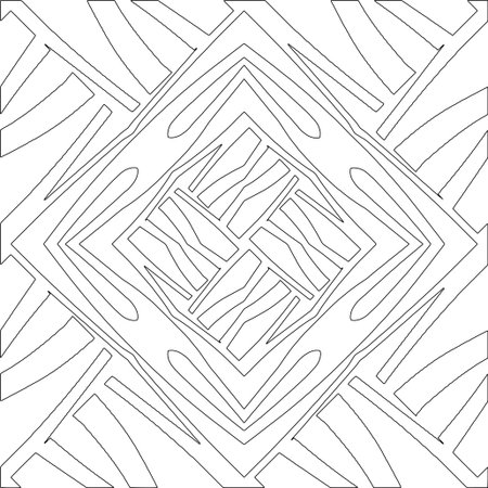 Line patterns. Digital design.Black and white pattern for web page, textures, card, poster, fabric, textile. Linear Wallpaper Image.のイラスト素材