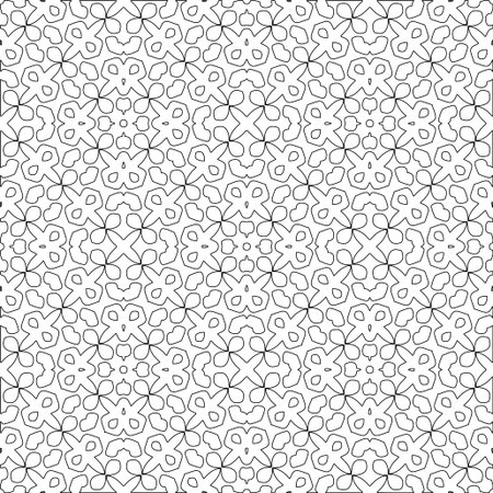 Line patterns. Digital design.Black and white pattern for web page, textures, card, poster, fabric, textile. Linear Wallpaper Image.のイラスト素材