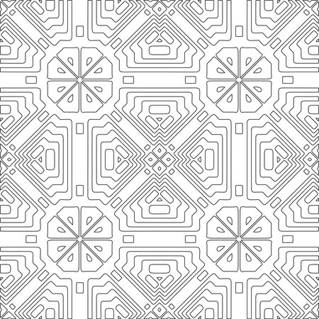 Line patterns. Digital design.Black and white pattern for web page, textures, card, poster, fabric, textile. Linear Wallpaper Image.のイラスト素材
