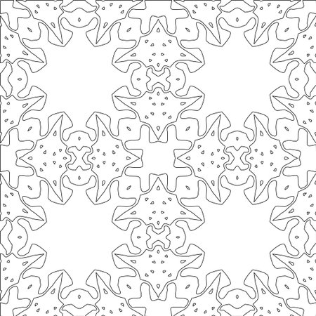 Line patterns. Digital design.Black and white pattern for web page, textures, card, poster, fabric, textile. Linear Wallpaper Image.のイラスト素材
