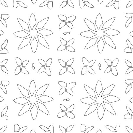 Line patterns. Digital design.Black and white pattern for web page, textures, card, poster, fabric, textile. Linear Wallpaper Image.のイラスト素材