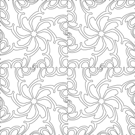 Line patterns. Digital design.Black and white pattern for web page, textures, card, poster, fabric, textile. Linear Wallpaper Image.のイラスト素材