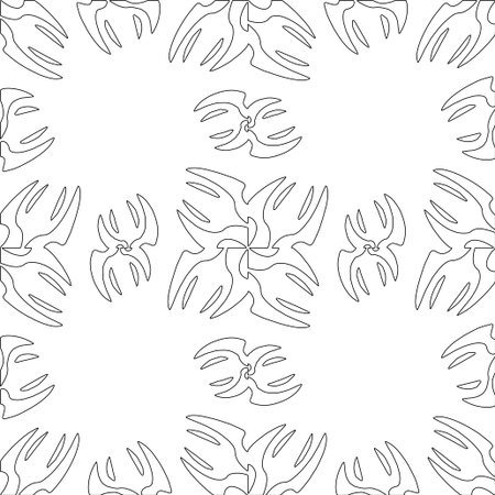 Line patterns. Digital design.Black and white pattern for web page, textures, card, poster, fabric, textile. Linear Wallpaper Image.のイラスト素材