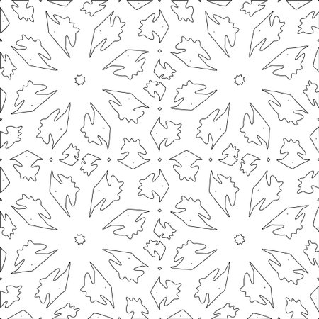 Line patterns. Digital design.Black and white pattern for web page, textures, card, poster, fabric, textile. Linear Wallpaper Image.のイラスト素材