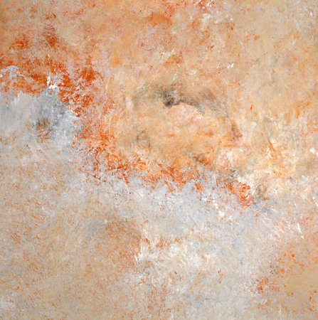 Grey and Brown Abstract Art Paintingの写真素材