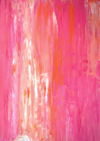 Pink and Orange Abstract Artの写真素材