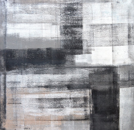 Grey and Beige Abstract Art Paintingの写真素材