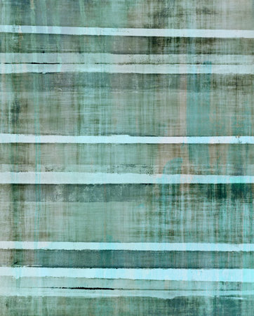 Turquoise and Beige Abstract Art Paintingの写真素材