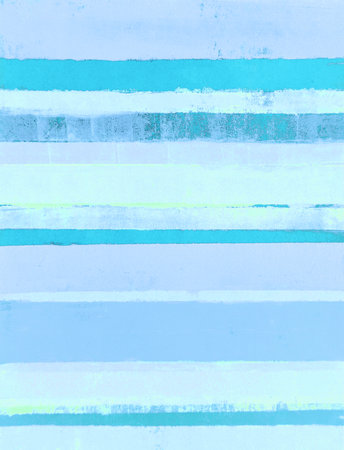 Blue Abstract Art Paintingの写真素材