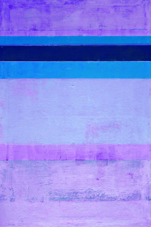 Purple and Blue Abstract Art Paintingの写真素材