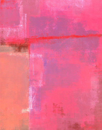 Pink Abstract Art Paintingの写真素材