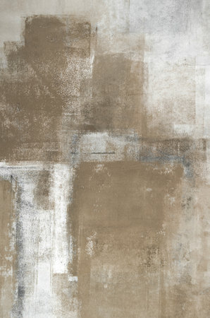 Neutral Abstract Art Paintingの写真素材