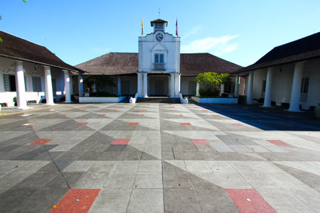 Kuching courthouse in sarawak Malaysiaのeditorial素材