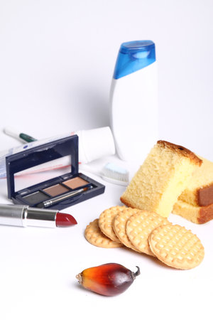Palm oil in everyday productsの写真素材