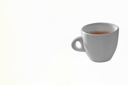 Cup of tea on a white background. Cup of tea on a white background.の写真素材