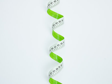 Measure tape, body mass index, accuracy balance weightの写真素材