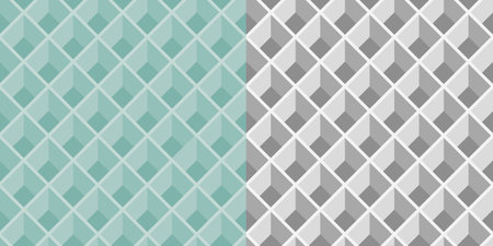 Set of seamless patterns. Repeatable graphic background.  Tileable swatches texture collection.  Textile ornament wallpaper. Vector illustration design.のイラスト素材