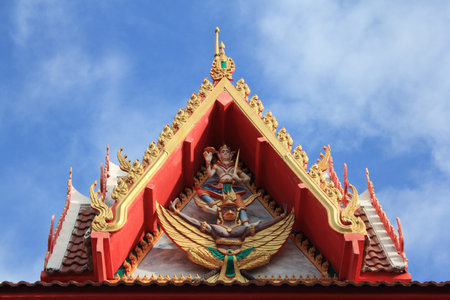 Buddhist temples in Thailand.の写真素材